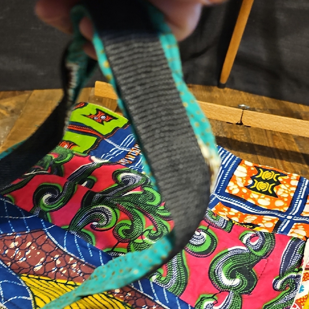 Multicolor Patchwork Tote Bag - Sack Bag - image 8